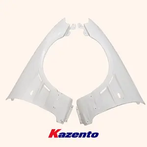 For Nissan Skyline R33 GTR BN Style FRP Unpaint Front Fender Pair Replacement US WAREHOUSE CLEARANCE SALE