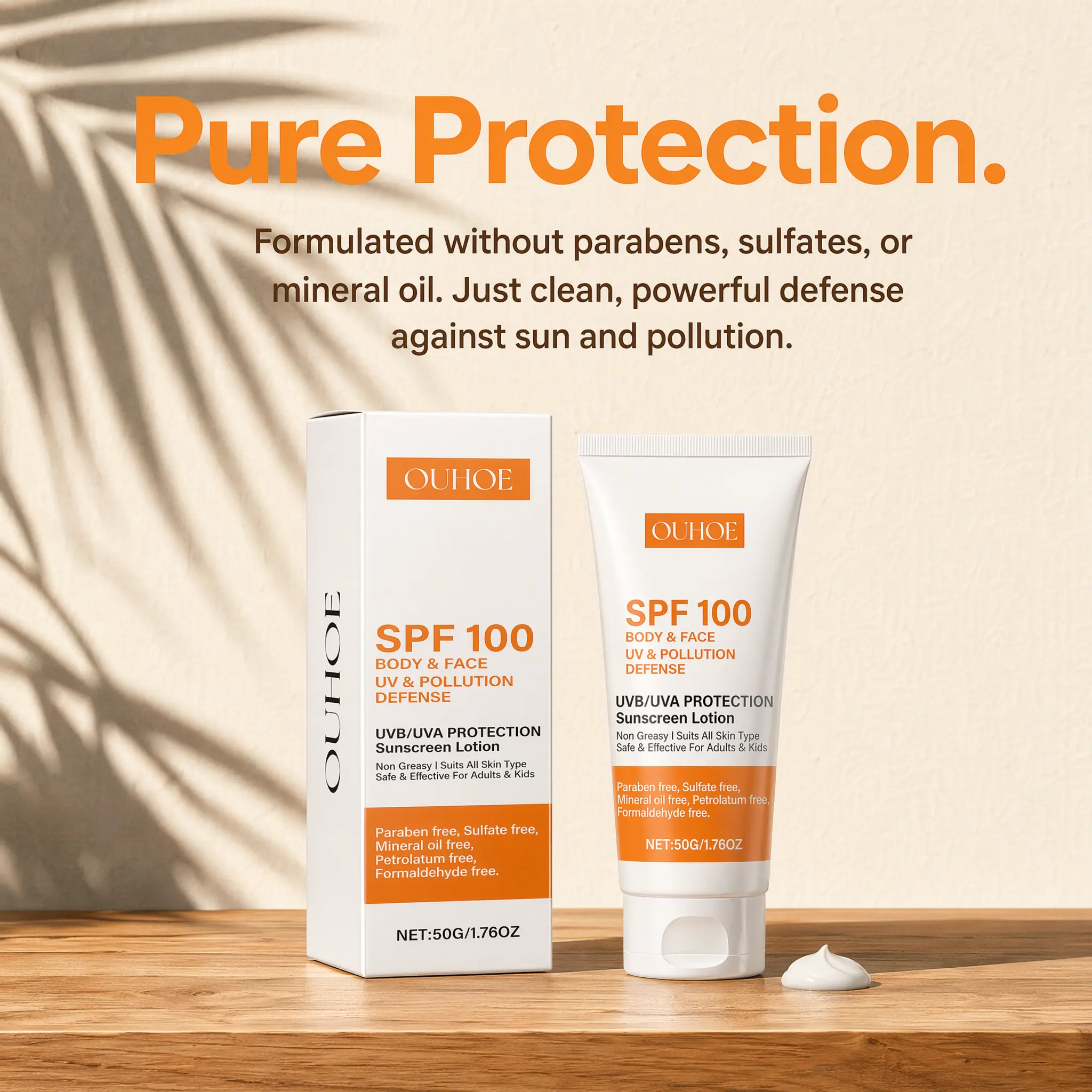 Lightweight Sunscreen Face Serum UV Protection Sunburn Repair Anti Wrinkle Gentle Clear Formula Daily Sun Care Cream