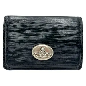 Pre-owned vivienne westwood Calfskin Small Leather Goods NEW ADVAN Leather Trifold Wallet