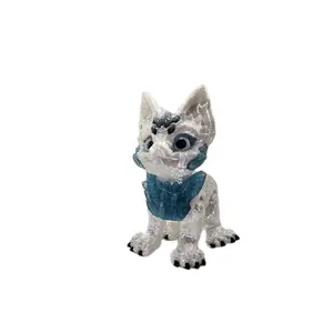 Glecial Fox 3D Printed Flexible Toy Figure