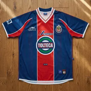 [HOT JERSEY] - Chivas de Guadalajara 2000-01 Third Soccer Jersey - Full Print Logo