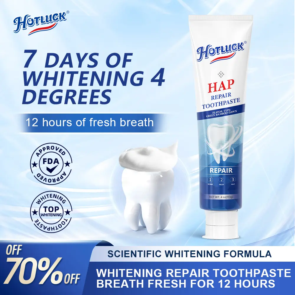Hotluck Fluoride-Free Hydroxyapatite Toothpaste - Whitens & Protects ...
