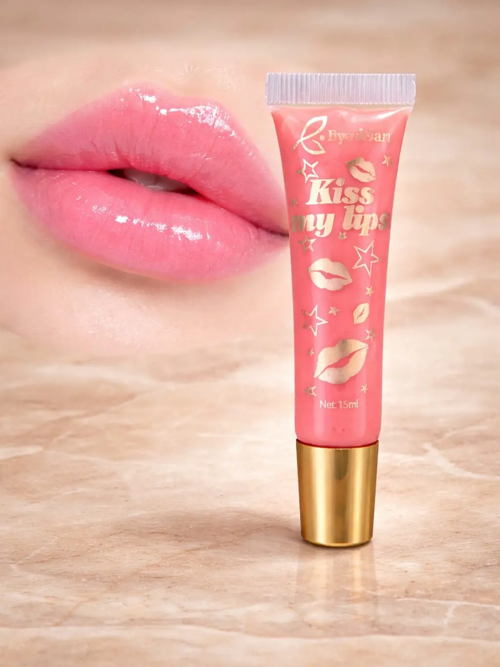 Kiss My Lips Silky Lip Oil - Hydrating Moisturizing Glossy Lip gloss, Lightweight US Makeup Cosmetic