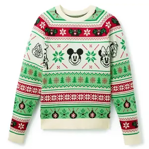 Disney Store Mickey Mouse and Friends Holiday Sweater for Adults