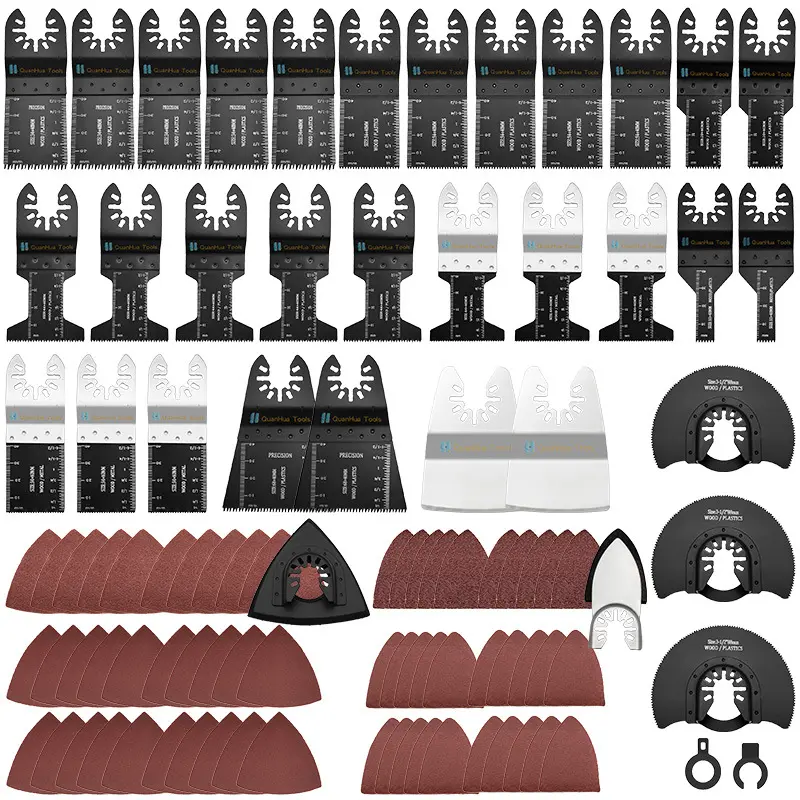 98-piece mixed universal saw blade set, Universal Saw oscillating saw blade attachments