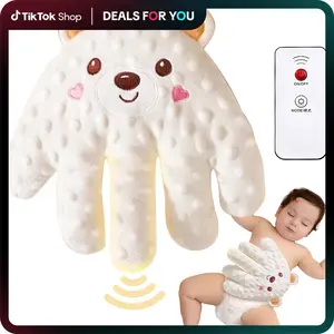 Dr.Cherwish Baby Patting Sleeping Soothing Palm ,Soother Patting Toy, Startle Prevention Cartoon Animal Baby Pillow with Red Bean Filling for Newborns - Gentle Soothing and Comfort for Infants, #dealsforyoudays