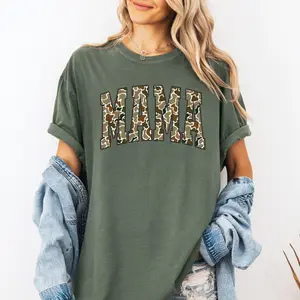 Mama, Camo, Camouflage, Hunting, Retro, Mother's Day Tshirt Comfort Colors T-Shirt, Women's Comfort Colors Tee