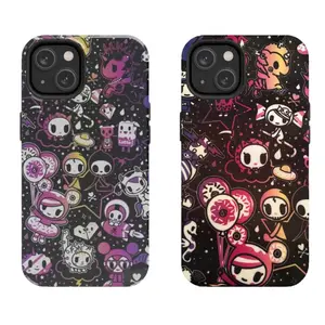 Kawaii Aesthetic  T-To.ki.doki Collage Phone Case Compatible for iPhone 17Air 16Promax 15 14 13 12 11 and for Samsung Galaxy S21-S25 Perfect Gift for Her/Him Cute Phone Cases iphone  pro  cases