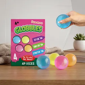 Sticky Pressure Ball, Adhesive Wall Mount, Fun Parent-Child Activity, Glow-In-The-Dark, Sticky Ball Toy, Daily Playtime Companion