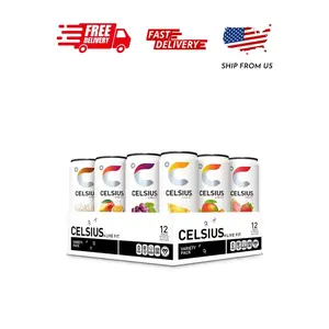 CELSIUS Assorted Flavors Official Variety Pack, Functional Energy Drinks, 12 fl