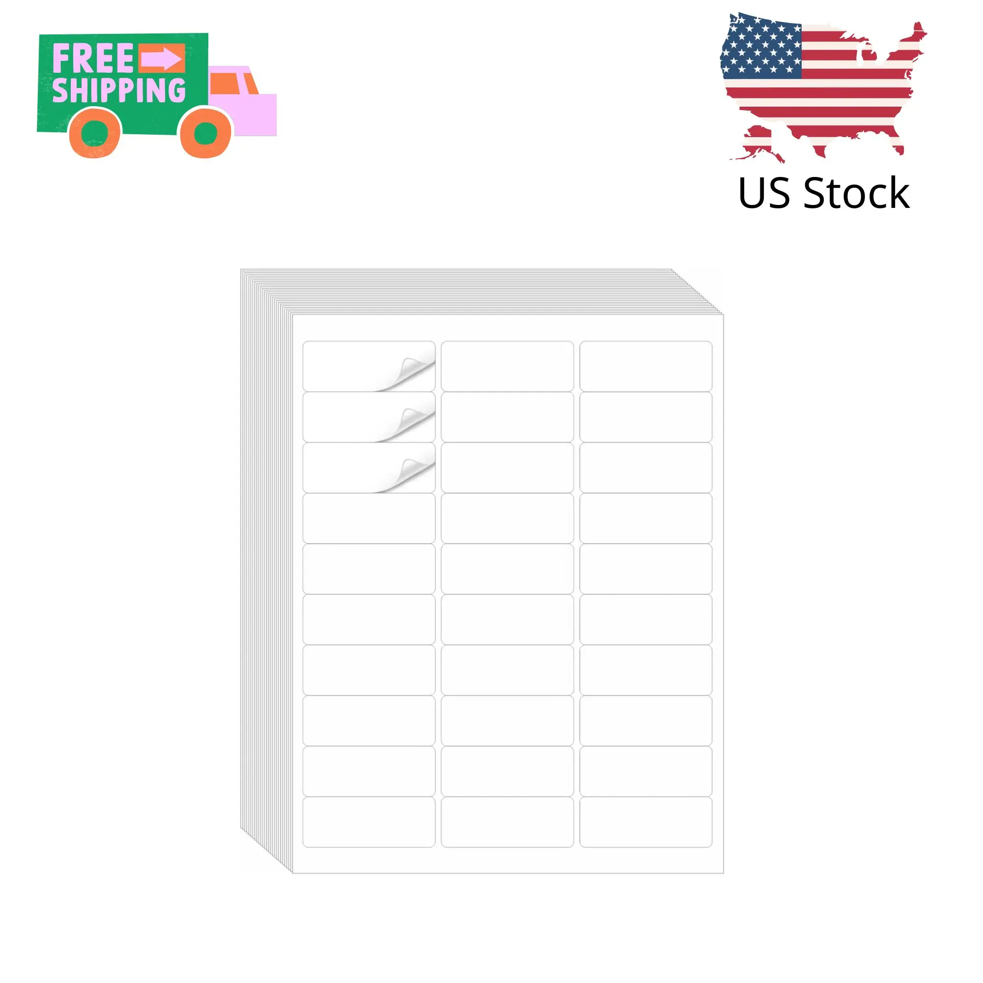 Address Labels, Premium 1" x 2-5/8" Mailing Labels for Envelopes, 900 Address Label Sticker Paper