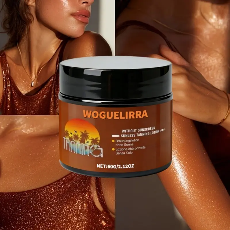 1pc Self-Tanning Lotion, Bronzing Lotion, Full Body Bronzer, Medium to Deep Tone, Bronze Color, Quick Results, Long-Lasting, Sunless Tanning Formula, Body Care