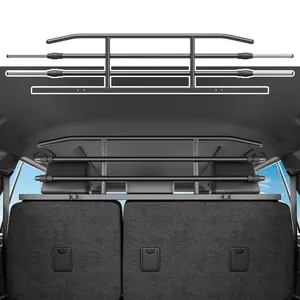 [Fits 25-26 4Runner]Dog Car Barrier Compatible with 2025 2026 Toyota 4Runner Trunk Cargo Pet Barrier Carbon Steel Behind 2nd Row Pet Divider Gate Replacement for 2025 2026 Toyota 4Runner Accessories