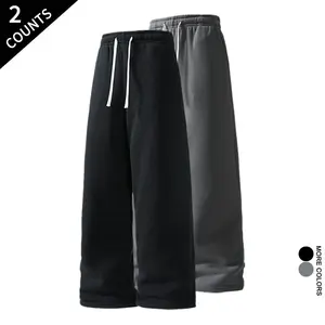 2-Pack Men's All-Season Sweatpants Comfy Drawstring Loungewear Pants fathersdaygift