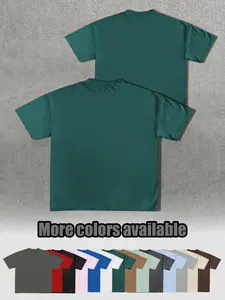 Unisex Loose Fit Round Neck Short Sleeve Graphic Tee, Casual Streetwear Street Style Summer Top, Multicolor Available, Must-Have Fashion Item