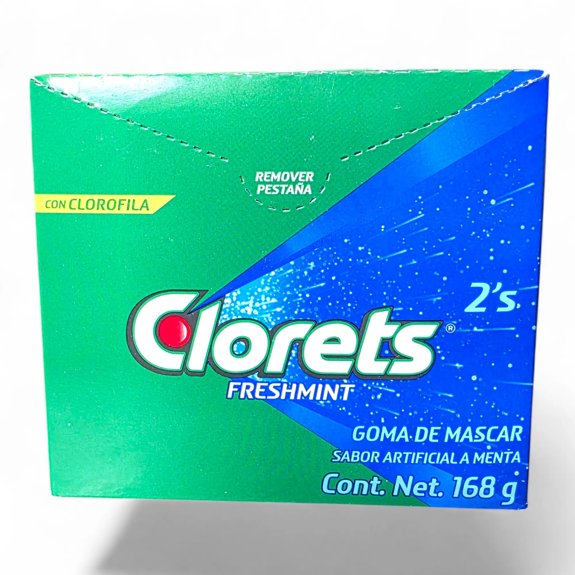Clorets FreshMint Flavor Chewing Gum Snack, 60-Pack