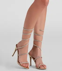 Glow Getter Rhinestone Stiletto Heels