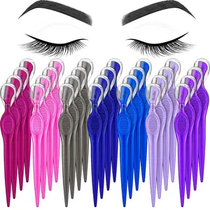 28 Pieces Eyebrow Razor Eyebrow Knife Eyebrows Shaper Trimmer Shaver Facial Hair Razor Tool for Christmas Valentine's Day Giving (Assorted Colors)