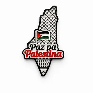 Paz Pa Palestina Waterproof Enamel 3M Metal Phone Charm Sticker