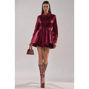 OH MY BUTTON DOWN MINI DRESS OH MY BUTTON DOWN MINI DRESS