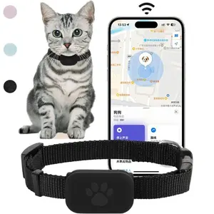 Cat Tracker, Smart Cat GPS Tracker | Real-Time Location & Wellness MonitoringTerritory & Location History, Compatible with Apple Find My(iOS Only), Anti-Lost, Finder Tag for Vehicles, Pets, Kids, Items