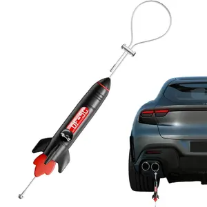 Anti Static Car Belt,3D Rocket Design Electrostatic Strip Ground Wire - Adjustable Static Conductive Towing Belt | for Safe Driving Vehicle Truck SUV Rv, Anti Static Strap for Trucks, Car Accessories