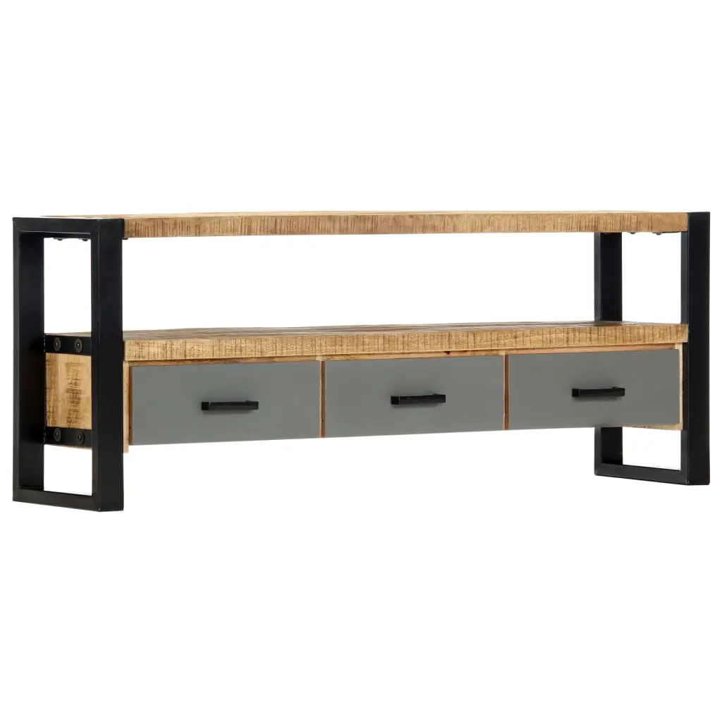 vidaXL Solid Mango Wood TV Cabinet HiFi Media TV Unit Center Stand 39.4"/51.2"