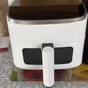 4QT Air Fryer with Visible Window, 1500W Digital Touchscreen Air Fryer with 8 Presets, Auto Shut Off & Nonstick Dishwasher Safe Basket, 60-Min Timer, Max 400°F