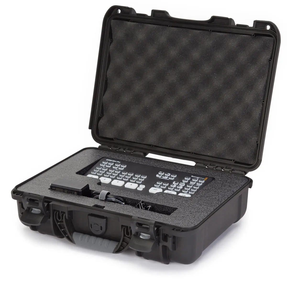 Nanuk 910 Hard Case with Foam for Blackmagic Design ATEM Mini Pro, Black