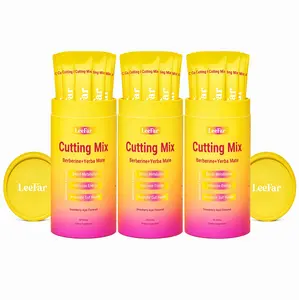 3 Pack LeeFar Cutting Drink Mix – | KO Strawberry Açaí Flavor – | (30 Servings)