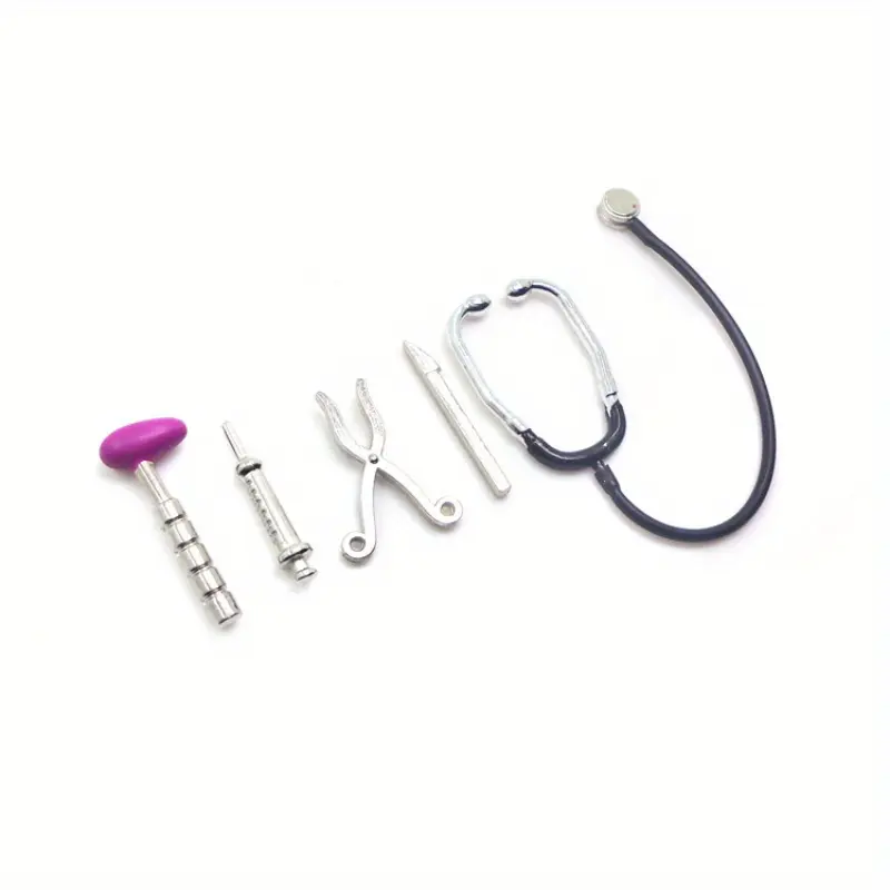 Realistic Miniature Medical Equipment Stethoscope Model for Dollhouse & Diorama Photography, Perfect Collector Gift Idea, Doll Accessories Gift