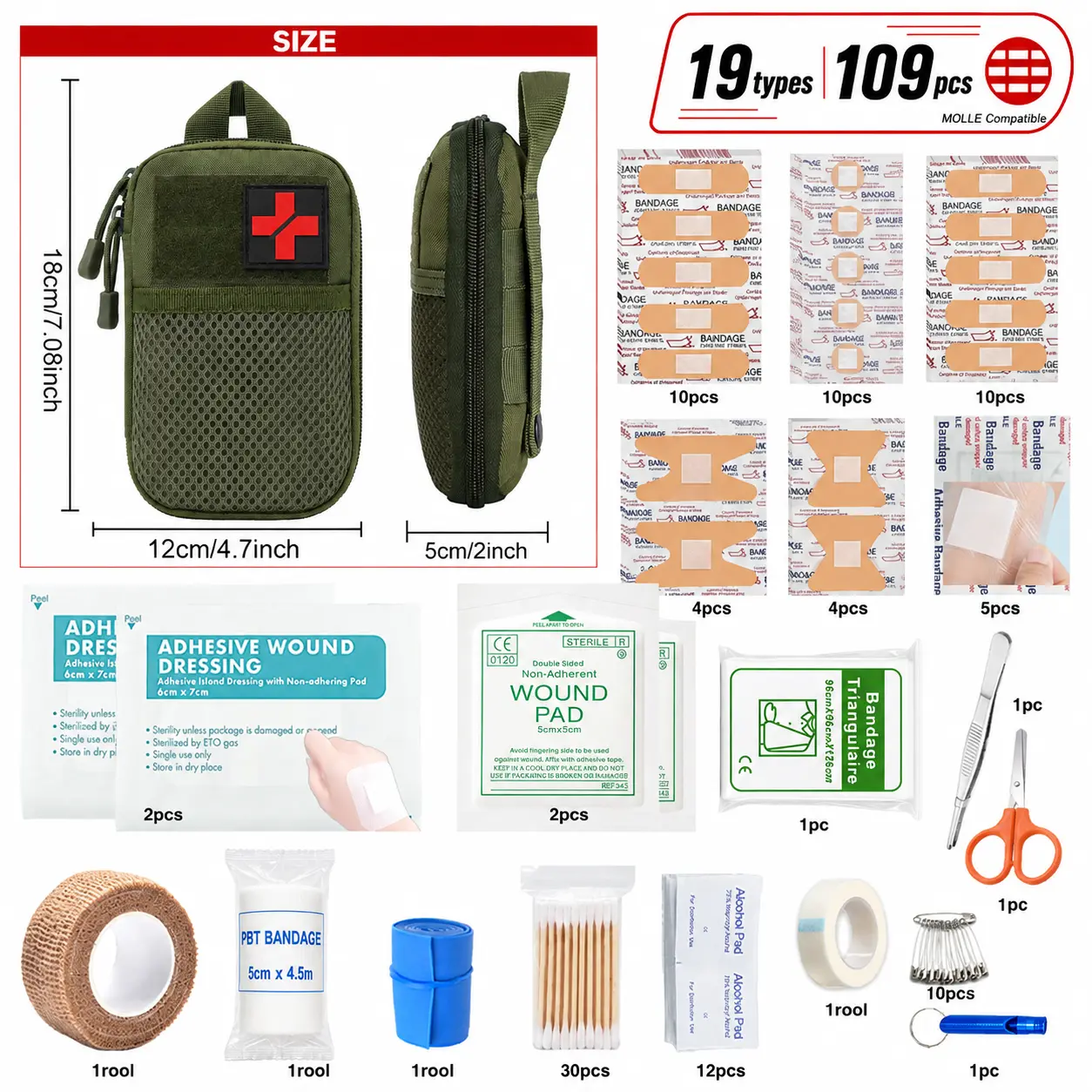 109-Piece Portable Kit (Green)