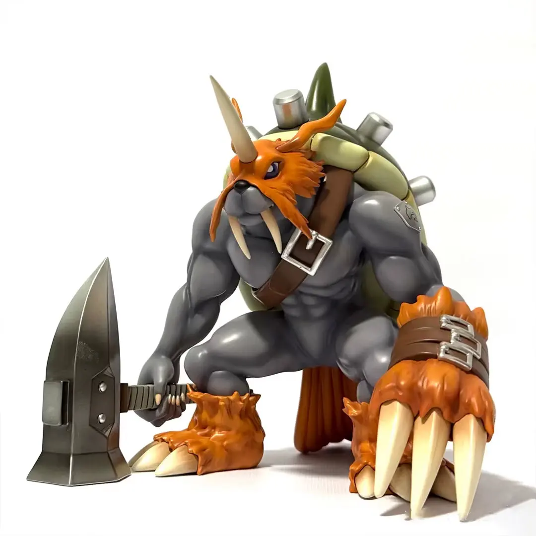 Digimon Adventure – Zudomon Vulcan's Hammer Battle Stance Statue