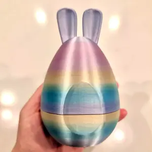3D Printed Easter Bunny Egg Container 2025  | Kids Easter Basket Stuffers,Party decorations ,Easter,Ornaments, Hand Made Easter hunt Decoration fabric  easter  eggs