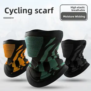 Winter cycling mask, warm windproof, ski mask, cold-proof headgear, outdoor sports, mountaineering, ear protection, scarf equipment