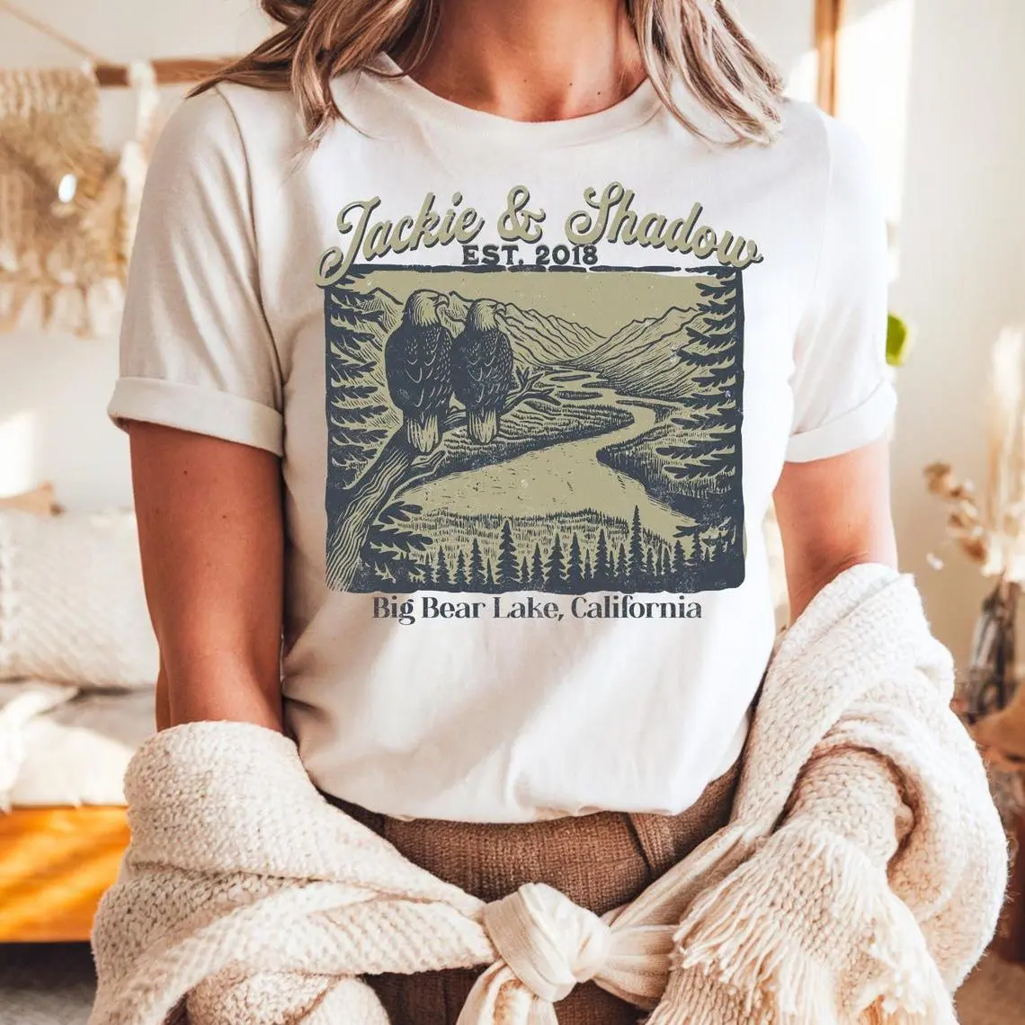 Jackie and Shadow Eagle T-Shirt,Sweatshirt, Hoodie,  Jackie Eagle Couple Gift, Wildlife Bird Lover Vintage Shirt