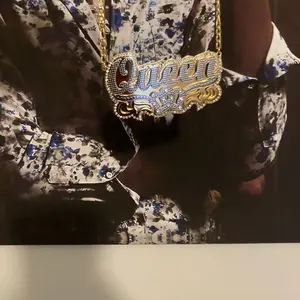 Custom Gold Plated Queen Name - Personalized Name Plate