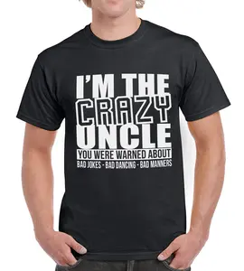 "I'm the Crazy Uncle" Birthday Party T-Shirt | Father's Day Gift Top