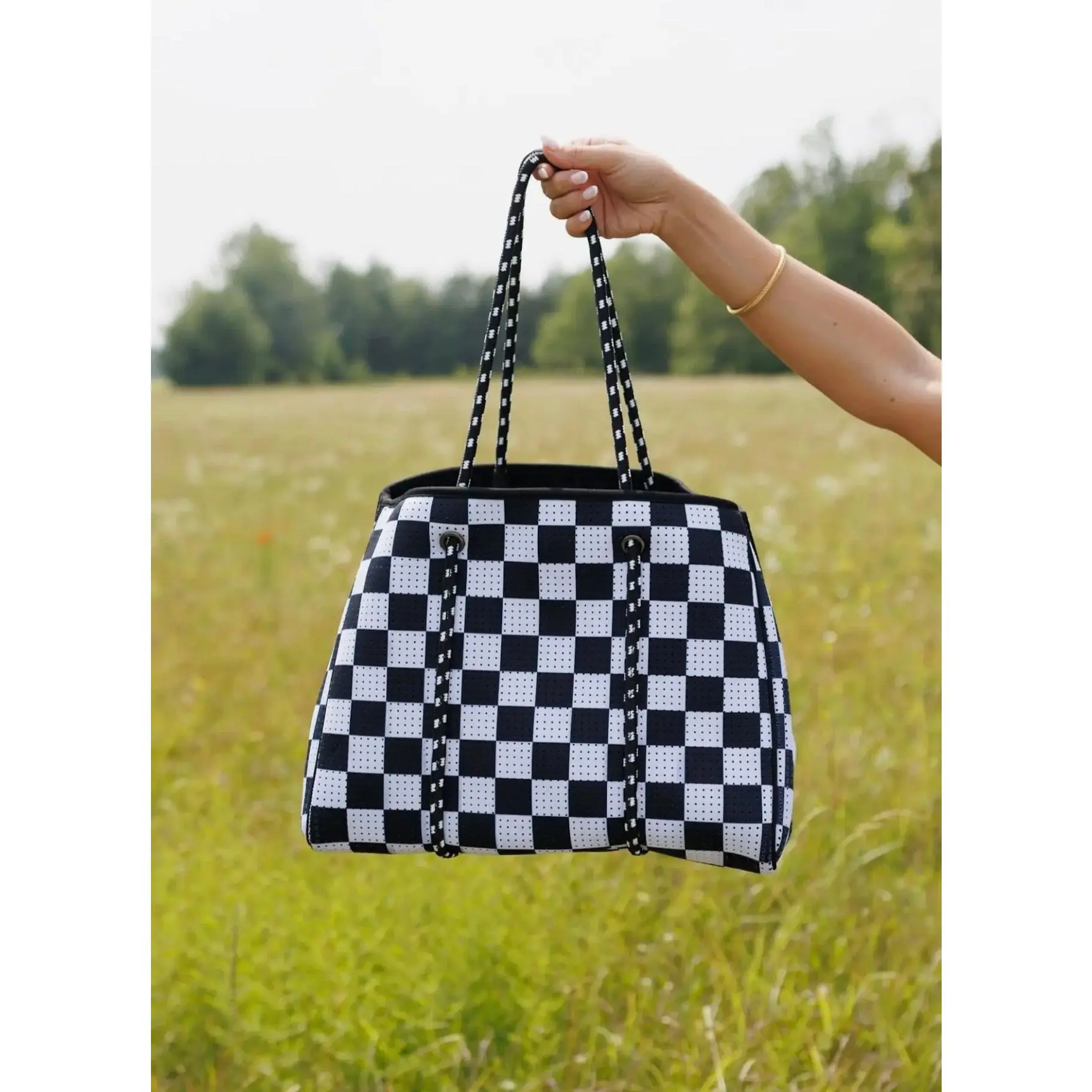 Checkered Large Bag