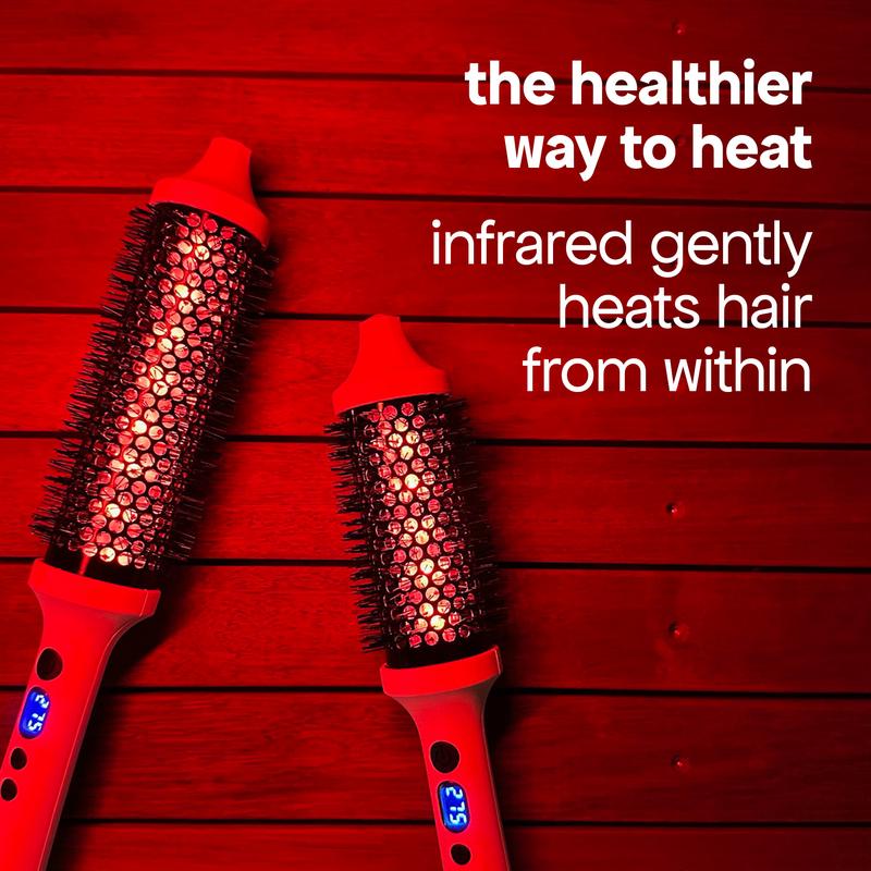 Infrared Thermal Brush & Heat Protect Spray Ultimate Heat Protection Kit for Salon-Style Blowouts TikTok Exclusive 125ml Mist