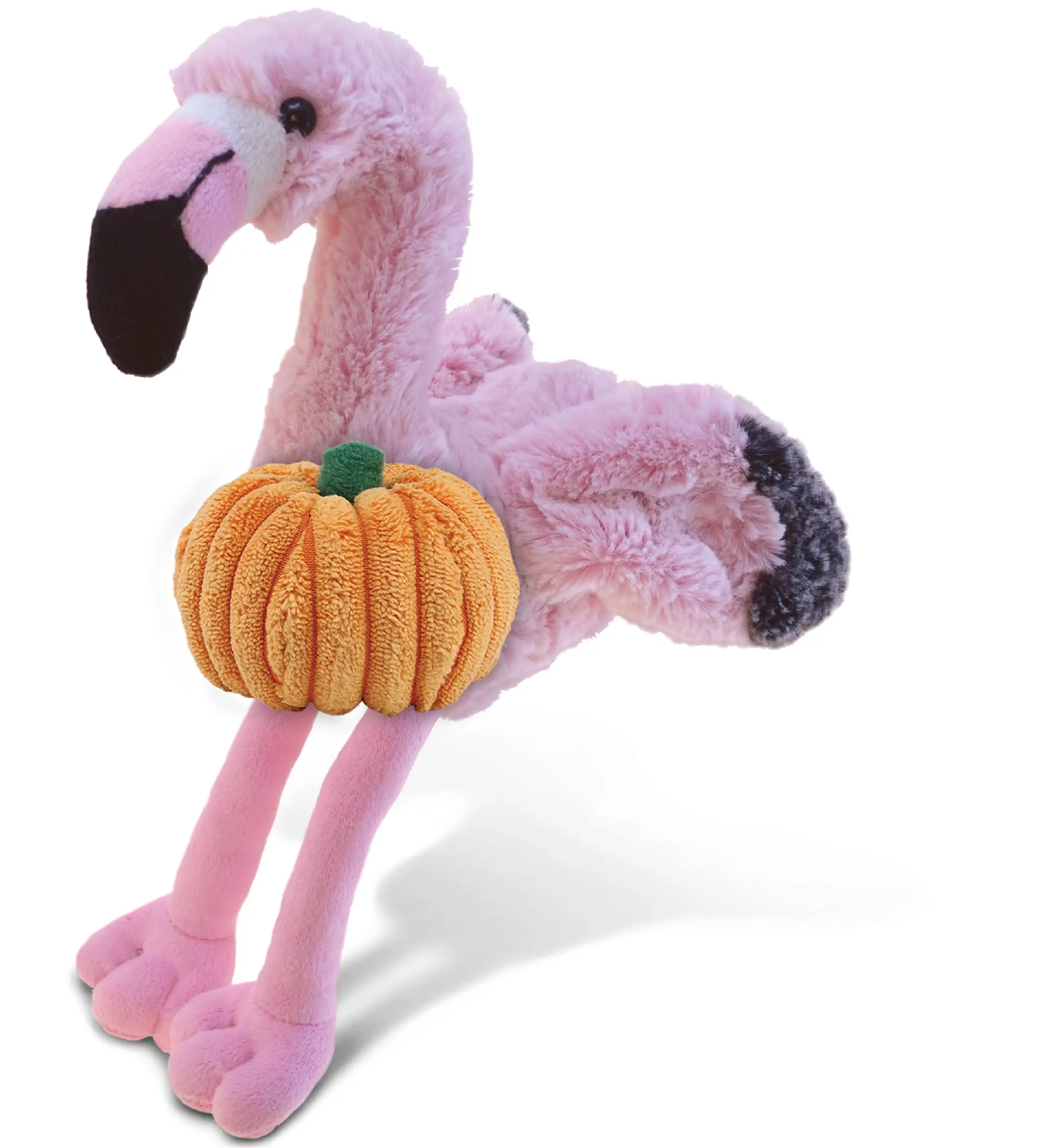 PLUSH PUMPKIN - SUPER-SOFT PLUSH - PINK FLAMINGO