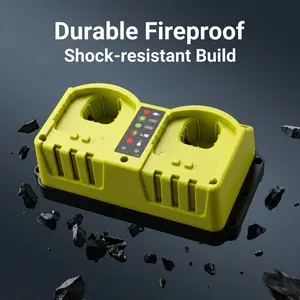 LUB small double charge CH07 fast charger is suitable for LUB liyoubi power tools 18-20v lithium battery (activity in progress!)