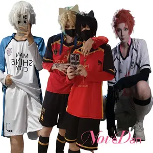 Anime Cosplay Kaiser Ness Isagi Reo Nagi Sae Shidou Cosplay Costume Jersey Sportswear Suit Soccer Football Uniform