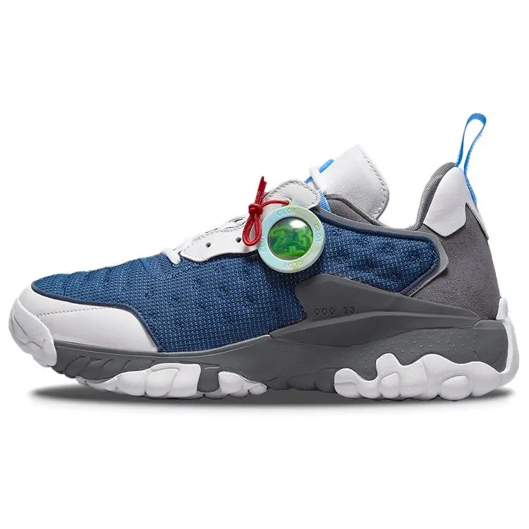CLOT x Jordan Delta 2 'Flint' Limited Edition Heritage Sneakers - Men's Athletic Footwear, 8US, Casual Wear Style, Note: Runs Small