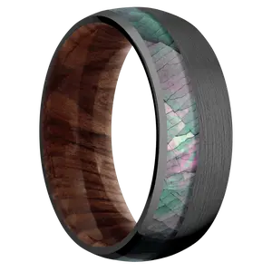 Zirconium + Satin , Polish Finish + Sequoia