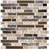 STICKGOO 10 Sheets Smooth Thicker Design Vinyl Peel and Stick Tile Backsplash, 12”x12” Self Adhesive for Kitchen & Bathroom, Decoration Items Sticker Decorative Ornaments