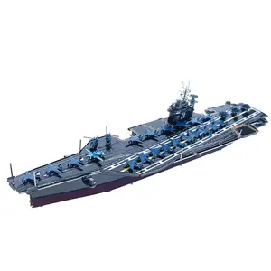3D Metal Aircraft Carrier Puzzle | Adult Teen Brain Teaser - Metal Desk Decor | Perfect for Family, Friends, Parties & Holiday Gifts