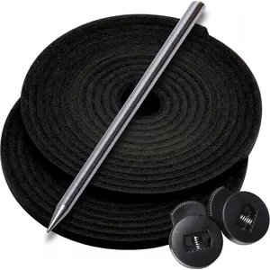 Baseball Glove Lace Kit - 2x80 Leather Laces w/Needle & Locks | Relacing Repair Kit for Baseball/Softball + Guide