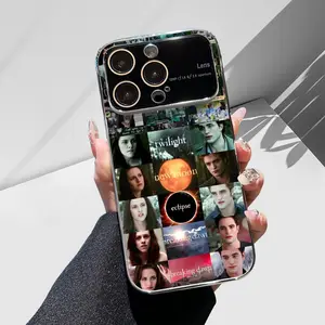 Unique Fan Art Inspired Twilight Movie Mobile iPhone Case for iPhone 17. iPhone 17 Style Look .Rigid PC Gloss Back + TPU Protective Edge, Suitable for iPhone 17/16/15/14/13/12 Pro Max/Plus
