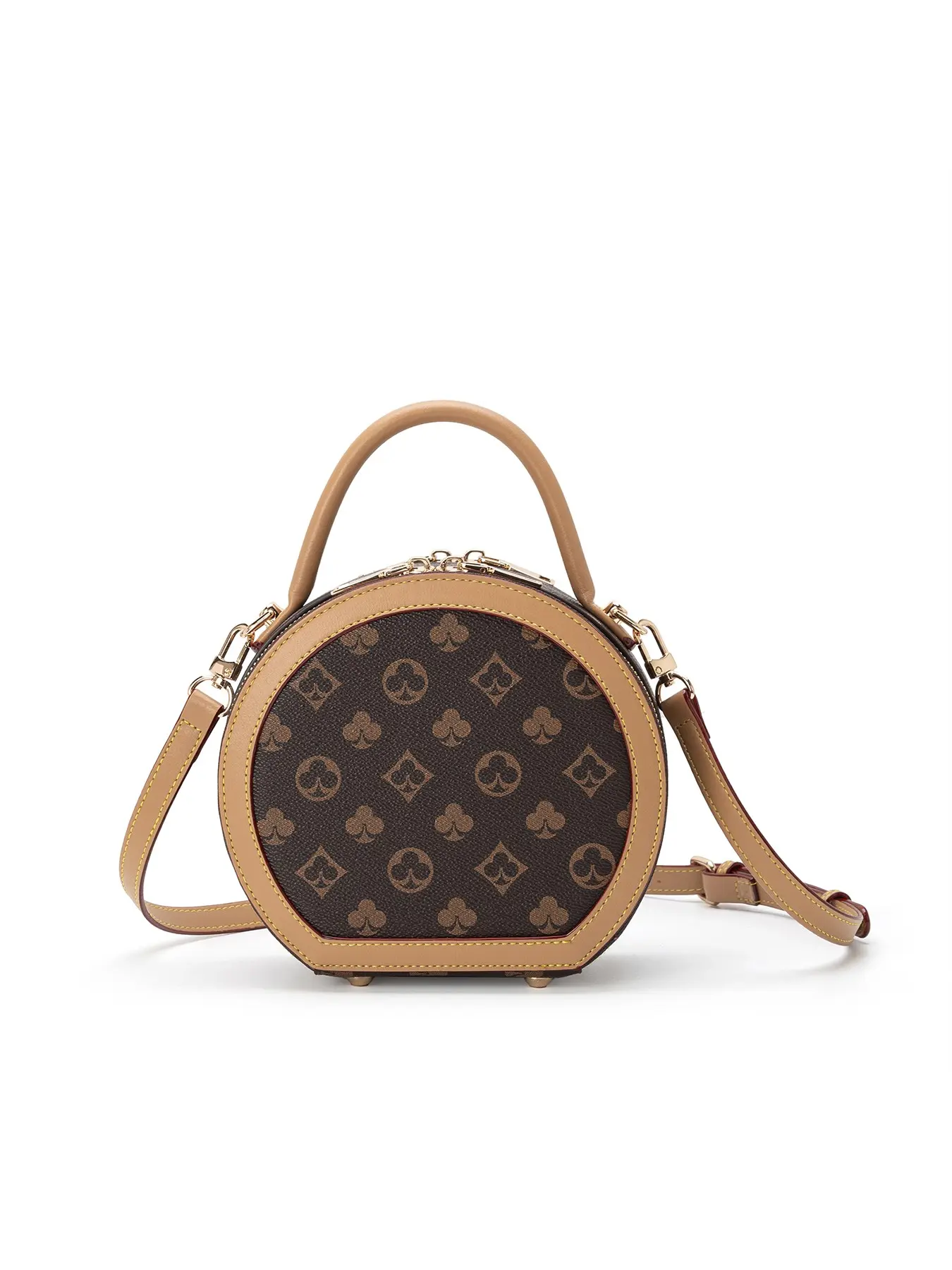 Women's Fashion Versatile Small Round Bag, Handheld or Crossbody, Perfect Accessory for Daily Wear, Stylish and Practical, Fashionable Crossbody Bag, Casual Crossbody Bag